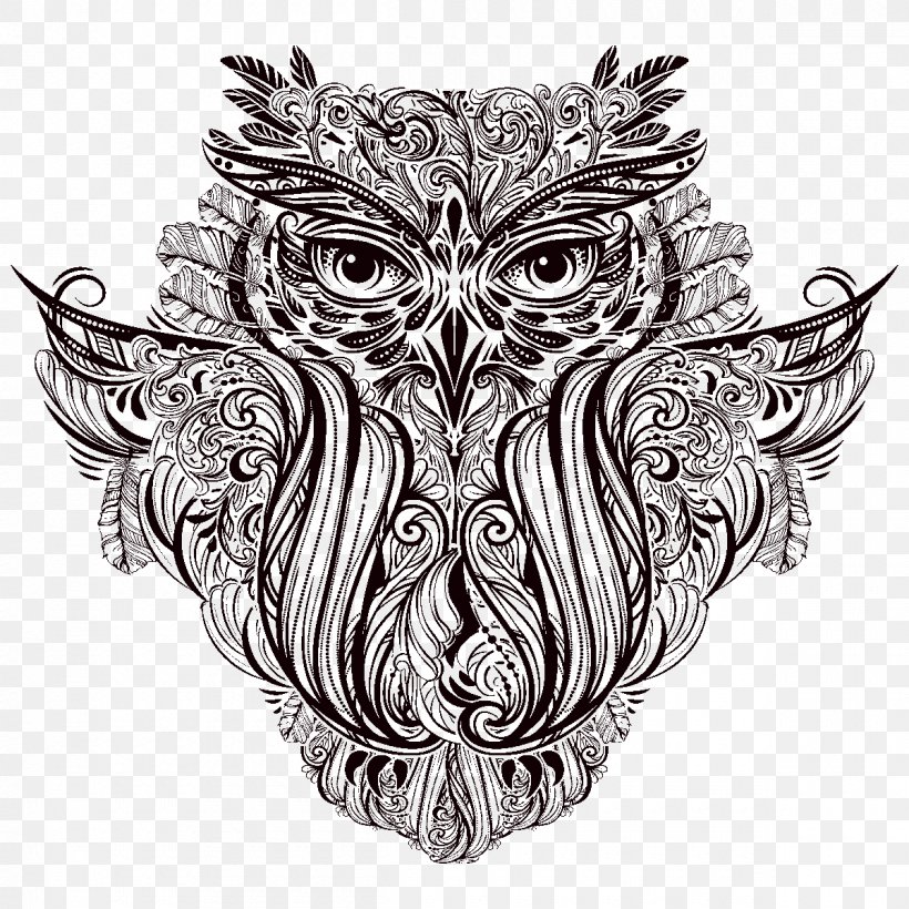 Owl Drawing Ornament, PNG, 1200x1200px, Owl, Art, Beak, Bird, Bird Of Prey Download Free