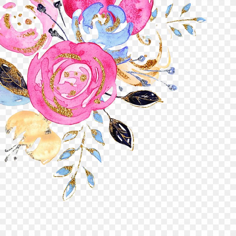 Rose, PNG, 2289x2289px, Watercolor, Cut Flowers, Fashion Accessory, Feather, Flower Download Free