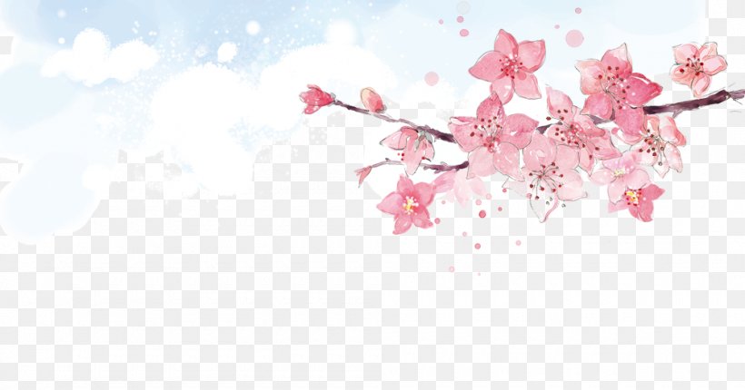 Flower Peach Pink, PNG, 1000x525px, Flower, Blossom, Branch, Cherry Blossom, Color Download Free