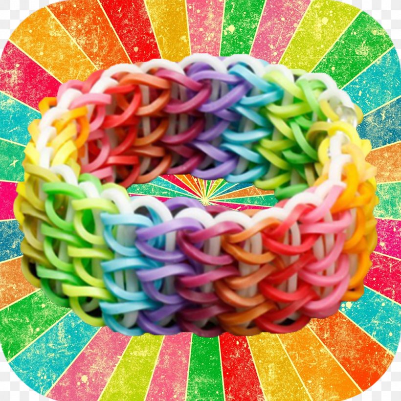 Rainbow Loom Bracelet Rubber Bands Jewellery Do It Yourself, PNG, 1024x1024px, Rainbow Loom, Bead, Bracelet, Do It Yourself, Gum Download Free