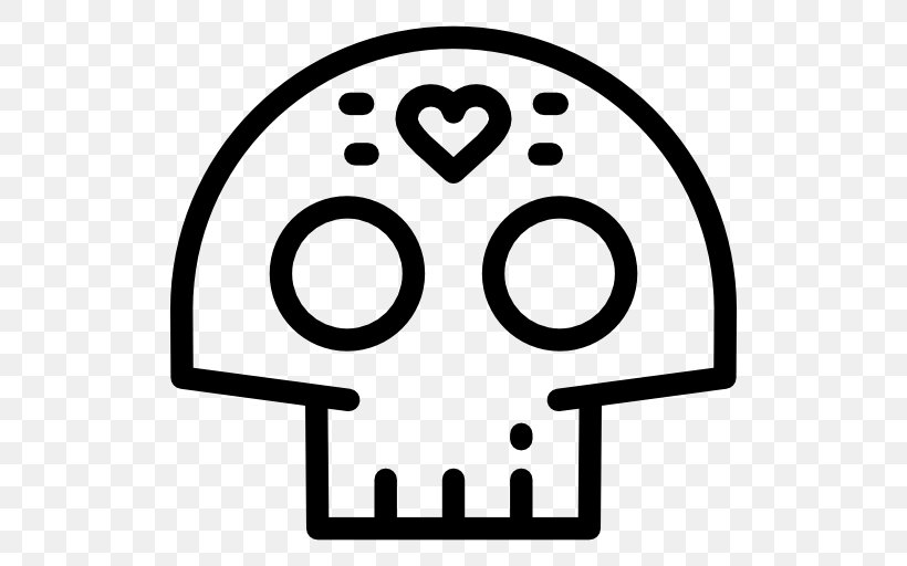 Calavera Skull Clip Art, PNG, 512x512px, Calavera, Area, Black And White, Color, Food Download Free