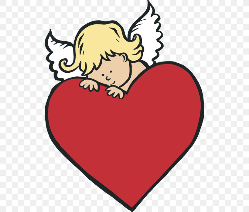 Cupid Heart Valentine's Day Clip Art, PNG, 525x700px, Watercolor, Cartoon, Flower, Frame, Heart Download Free