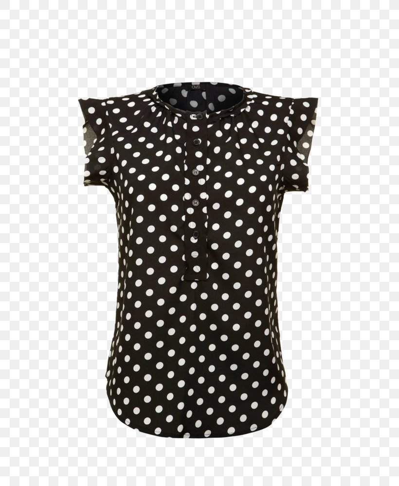 Dress Shirt Clothing Polka Dot Ruffle, PNG, 667x1000px, Dress, Black, Blouse, Clothing, Coat Download Free