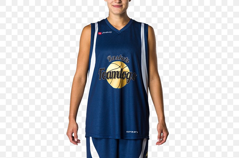 Jersey T-shirt Basketball Uniform Sleeveless Shirt, PNG, 482x542px, Jersey, Active Tank, Basketball, Basketball Uniform, Blue Download Free