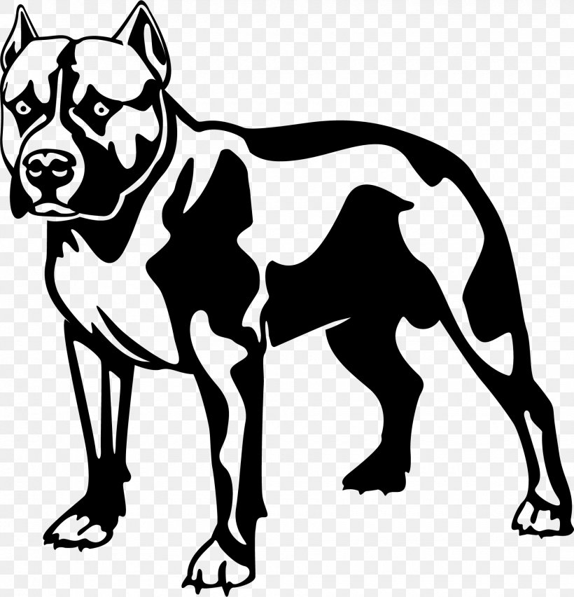 American Pit Bull Terrier Bulldog Staffordshire Bull Terrier, PNG, 1840x1914px, Pit Bull, American Pit Bull Terrier, American Staffordshire Terrier, Artwork, Black And White Download Free