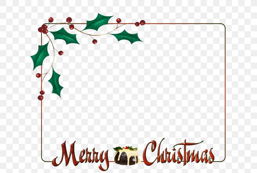 Christmas Ornament Picture Frames Christmas And Holiday Season Clip Art, PNG, 695x553px, Christmas, Aquifoliaceae, Area, Border, Branch Download Free