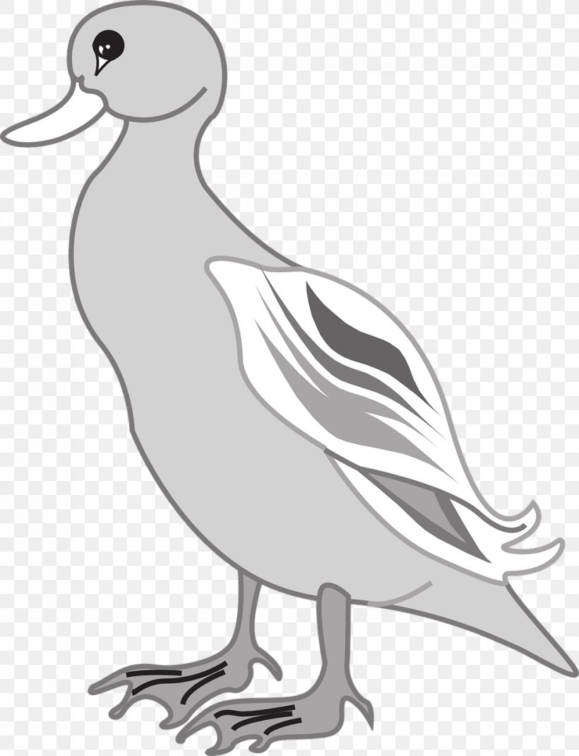 Duck Goose Bird Beak Wing, PNG, 981x1280px, Duck, Artwork, Beak, Bird, Black And White Download Free
