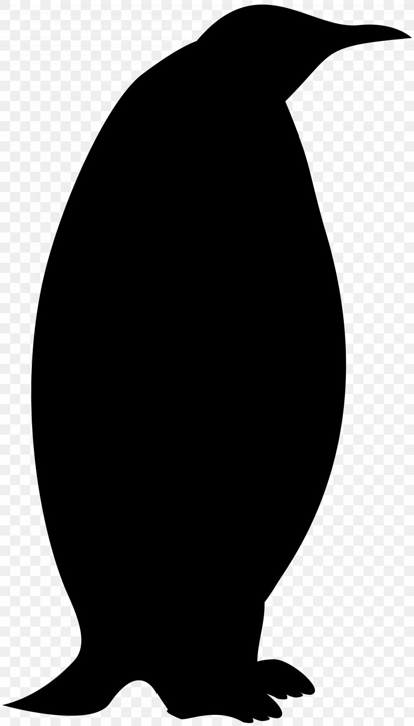 Penguin Clip Art Fauna Beak Silhouette, PNG, 4564x8000px, Penguin, Beak, Black, Blackandwhite, Fauna Download Free