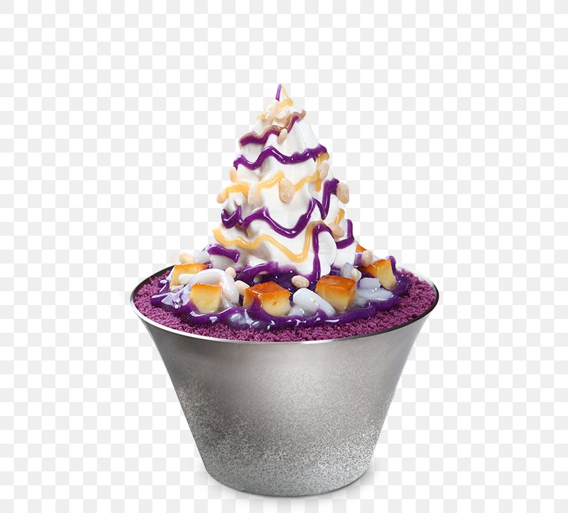 Sundae Ice Cream Ube Halaya Knickerbocker Glory, PNG, 740x740px, Sundae, Cream, Dairy Product, Dame Blanche, Dessert Download Free