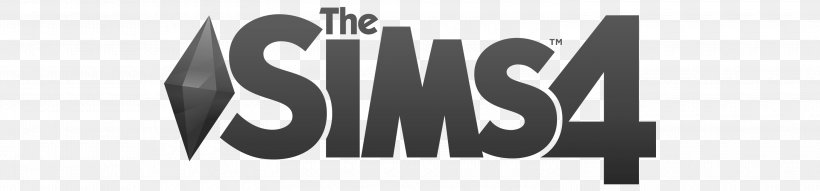 The Sims 2 The Sims 3 The Sims 4: Get To Work Video Game, PNG, 3000x700px, Sims 2, Black, Black And White, Brand, Electronic Arts Download Free