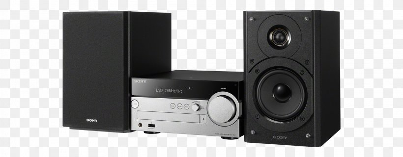 Audio System Sony CMT-SX7B AirPlay High Fidelity Compact Disc, PNG, 2028x792px, Audio System Sony Cmtsx7b Airplay, Audio, Audio Equipment, Audio Receiver, Bluetooth Download Free