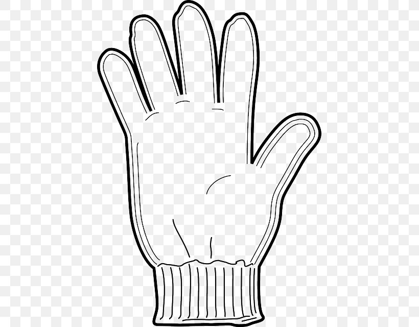 Glove Stock Photography Clip Art, PNG, 439x640px, Glove, Area, Baseball Glove, Black And White, Clothing Download Free