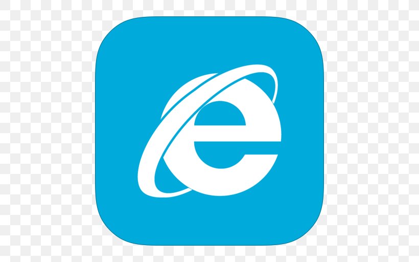 Blue Trademark Area Text, PNG, 512x512px, Internet Explorer, Adobe Flash Player, Aqua, Area, Azure Download Free