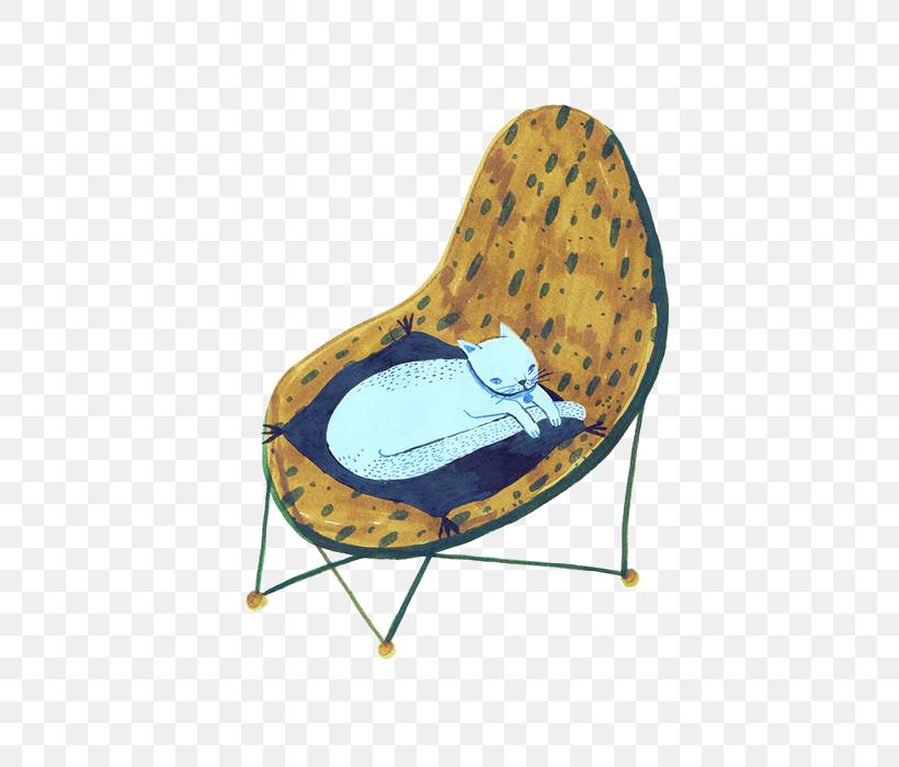 Cat Chair Drawing Art Illustration, PNG, 500x700px, Cat, Art, Arts, Chair, Comfort Download Free