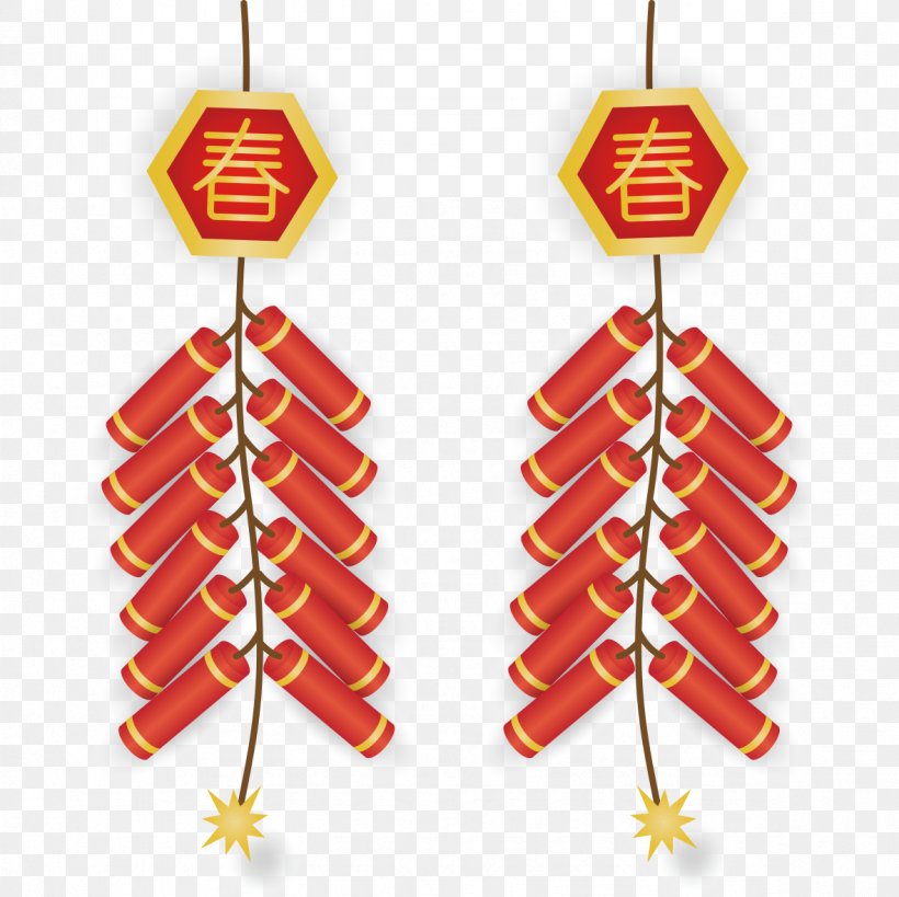 Firecracker Chinese New Year, PNG, 1181x1181px, Firecracker, Chinese New Year, Christmas, Christmas Decoration, Christmas Ornament Download Free