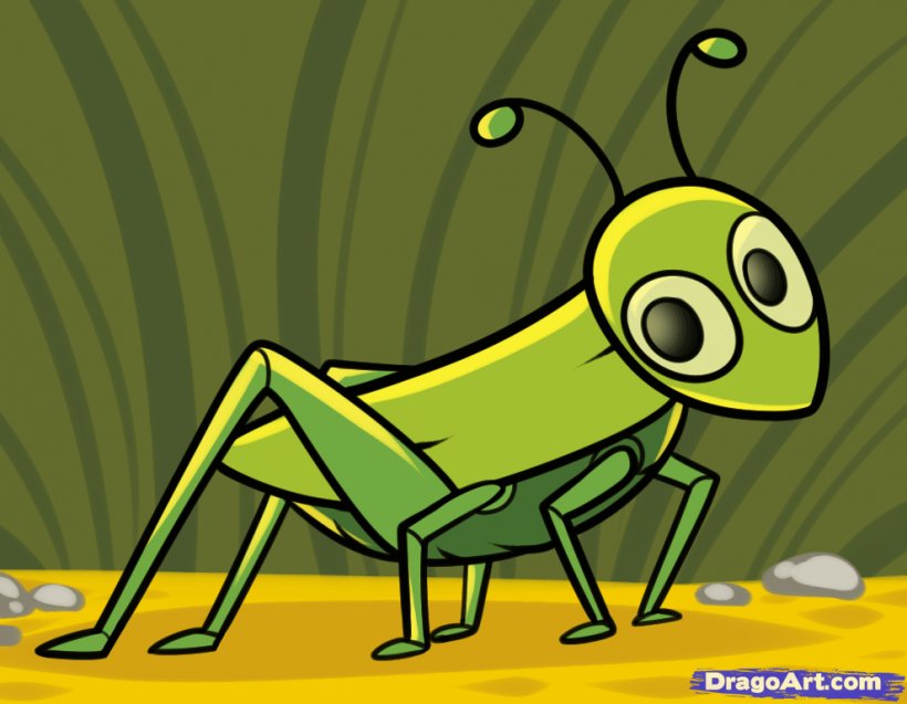 The Ant And The Grasshopper Drawing Child Clip Art, PNG, 990x770px, Ant And The Grasshopper, Animal, Animation, Art, Arthropod Download Free
