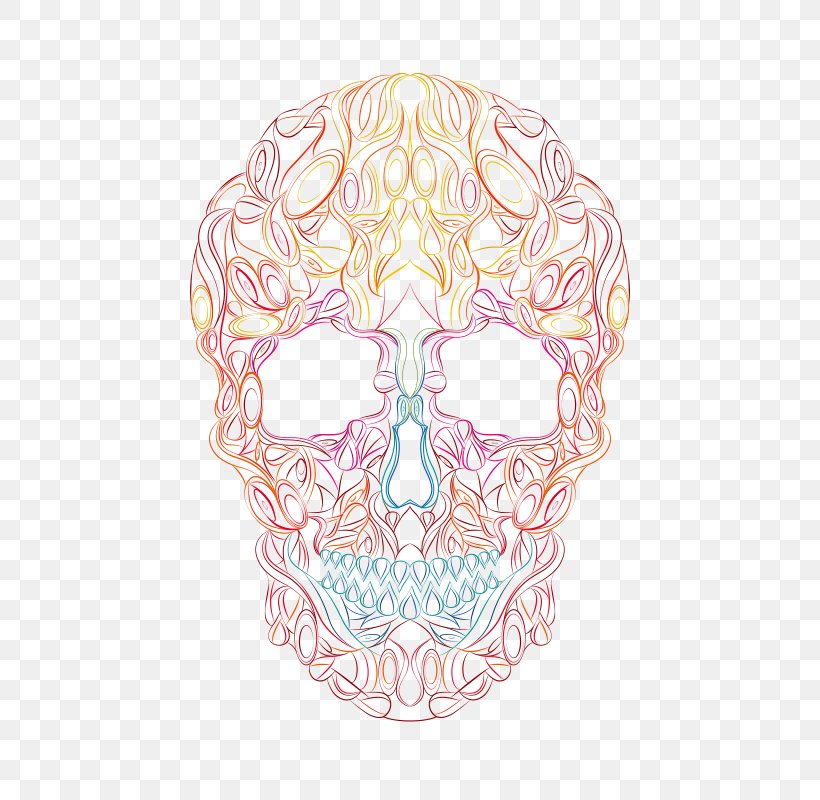 Skull Pink M Jaw Organism, PNG, 800x800px, Skull, Beard, Bone, Drawing, Face Download Free