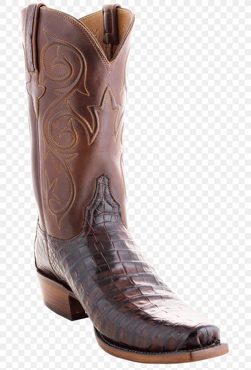 Cowboy Boot Caiman Lucchese Boot Company Crocodile, PNG, 870x1280px, Cowboy Boot, Barrel, Boot, Brown, Caiman Download Free