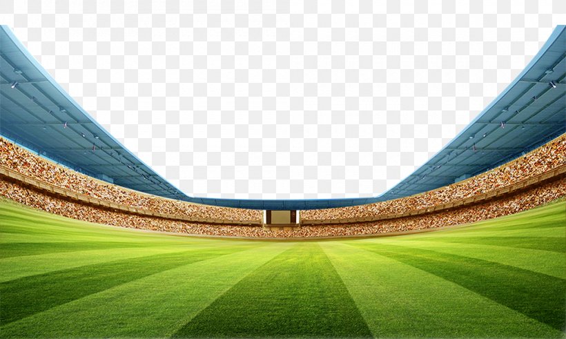 Soccer-specific Stadium Football Pitch, PNG, 1000x600px, Stadium, Arena, Football, Football Pitch, Grass Download Free