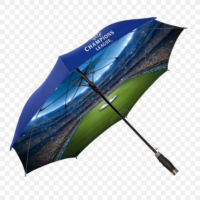 Umbrella UEFA Champions League UEFA Europa League Sports League, PNG, 1600x1600px, Umbrella, Blue, Fashion Accessory, Key Chains, Merchandising Download Free