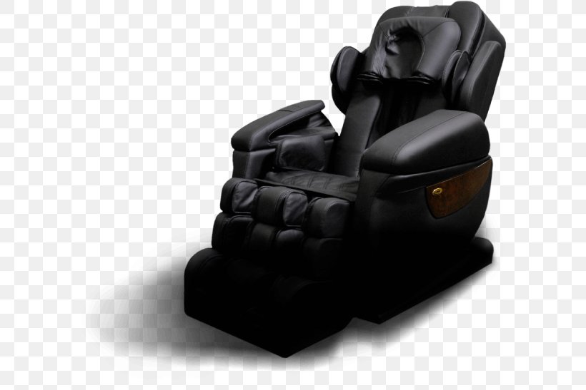 Massage Chair Recliner Shiatsu, PNG, 599x547px, Massage Chair, Black, Car Seat Cover, Chair, Comfort Download Free