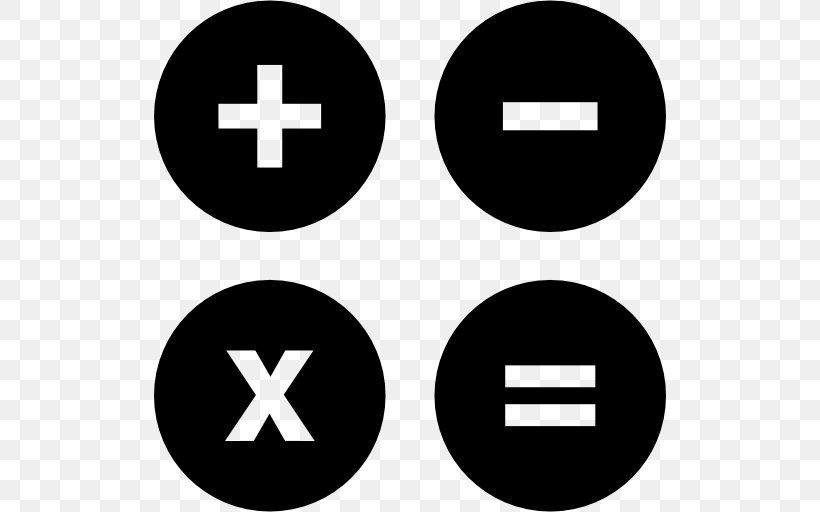 Operation Mathematics Operator Symbol, PNG, 512x512px, Operation, Area, Black And White, Brand, Chart Download Free