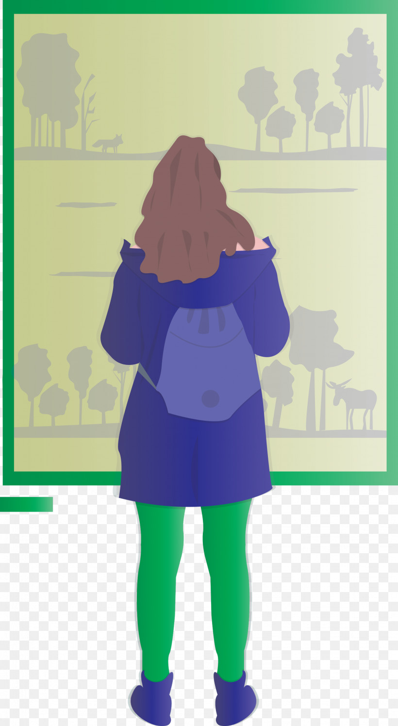 Girl, PNG, 1644x3000px, Girl, Cartoon, Gesture, Green, Plant Download Free
