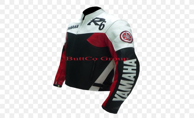 Leather Jacket Yamaha YZF-R1 Motorcycle Clothing, PNG, 500x500px, Leather Jacket, Bicast Leather, Brand, Clothing, Clothing Accessories Download Free
