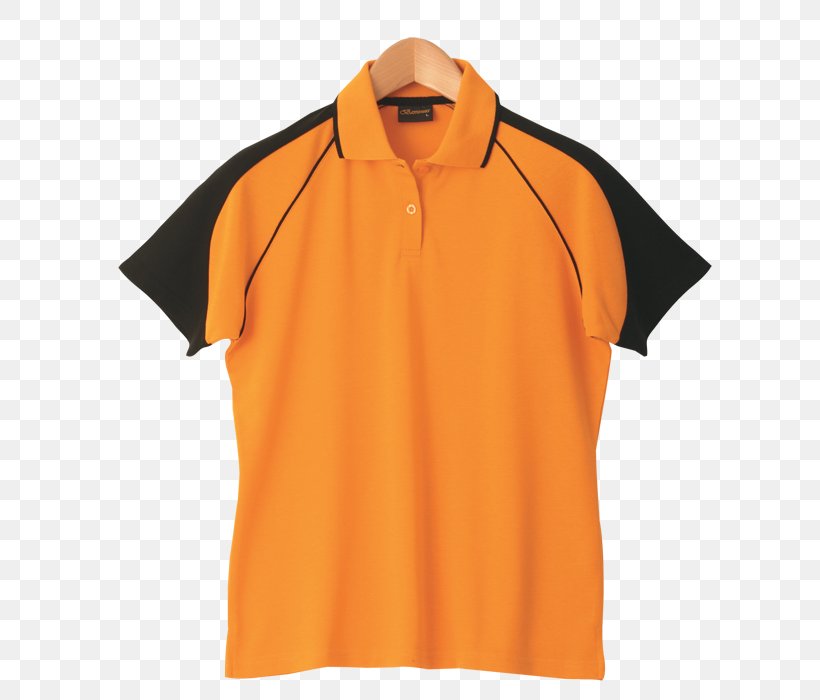 T-shirt Polo Shirt Sleeve Tennis Polo, PNG, 700x700px, Tshirt, Active Shirt, Neck, Orange, Polo Shirt Download Free