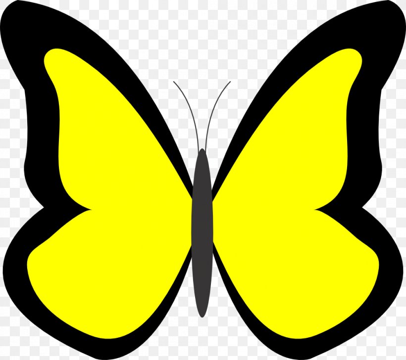 Butterfly Yellow Clip Art, PNG, 999x888px, Butterfly, Black And White, Blog, Brush Footed Butterfly, Clip Art Download Free