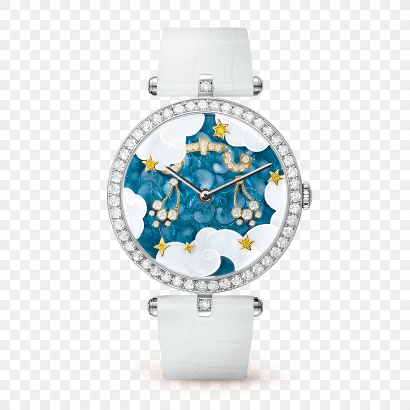 Mechanical Watch Van Cleef & Arpels Zodiac Dial, PNG, 3000x3000px, Watch, Baume Et Mercier, Clock Face, Complication, Dial Download Free