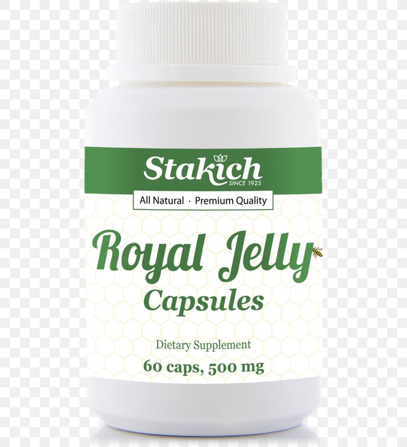 Royal Jelly Bee Pollen Dietary Supplement Food, PNG, 600x900px, 100 Pure, Royal Jelly, Bee, Bee Pollen, Capsule Download Free