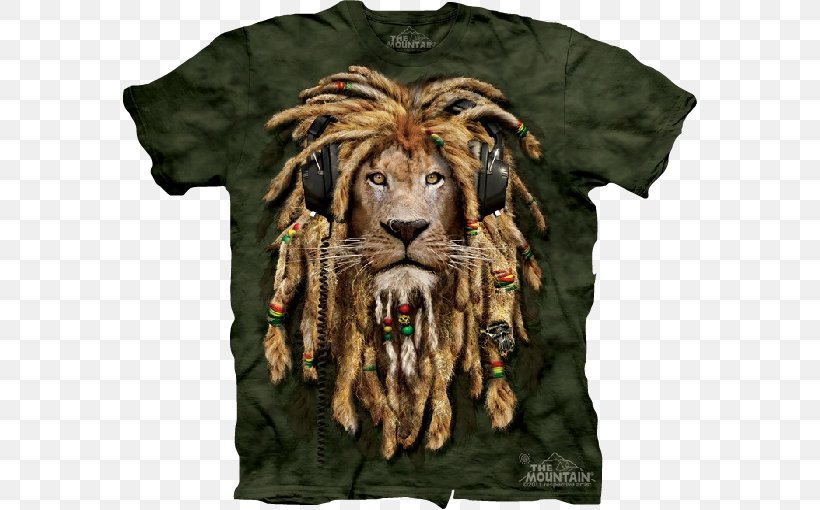 T-shirt Lion Cougar Hoodie, PNG, 574x510px, Tshirt, Big Cat, Clothing, Cougar, Dress Download Free