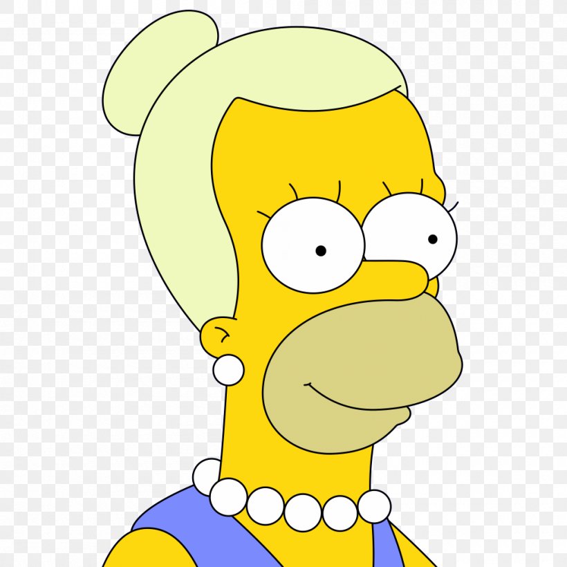 Homer Simpson Marge Simpson Bart Simpson Maggie Simpson Lisa Simpson, PNG, 1000x1000px, Homer Simpson, Area, Art, Artwork, Bart Simpson Download Free