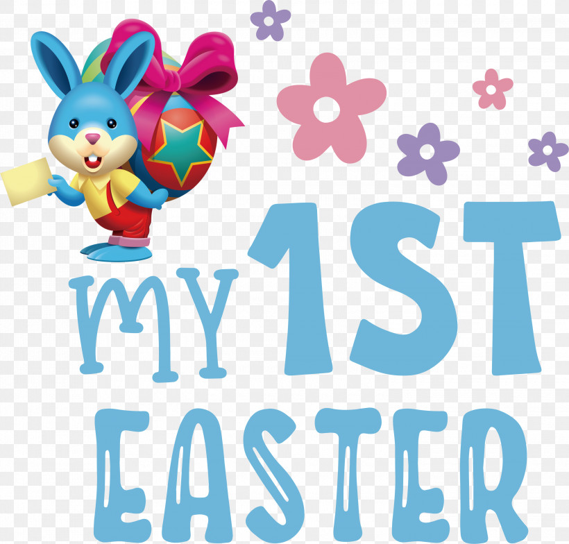 My 1st Easter Easter Bunny Easter Day, PNG, 3000x2871px, My 1st Easter, Cuteness, Easter Bunny, Easter Day, Happiness Download Free