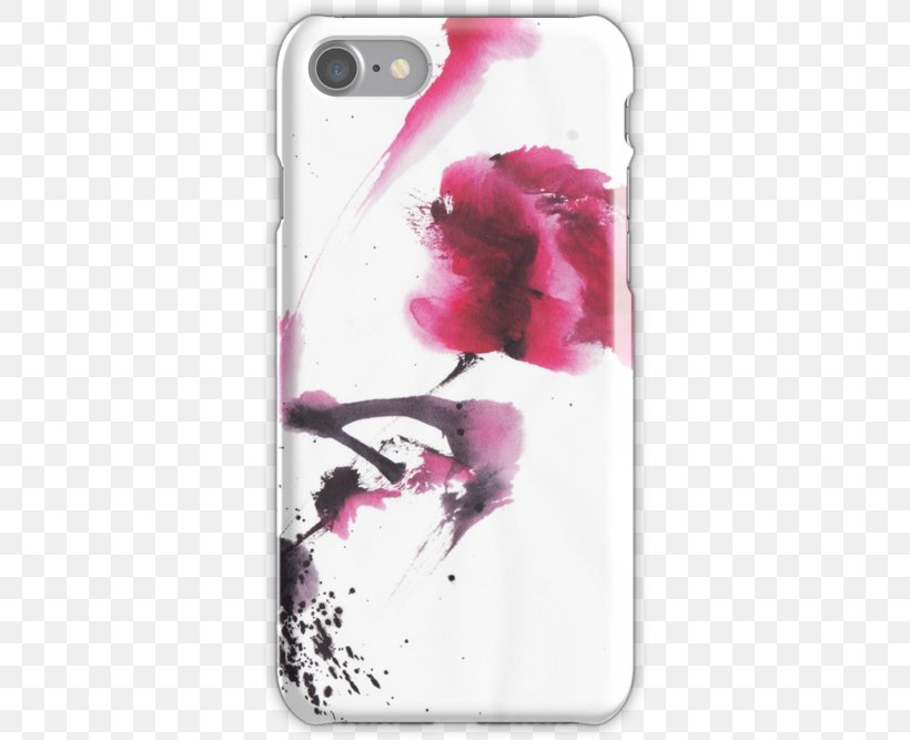Snap Case IPhone X IPhone 7 Painting, PNG, 500x667px, Watercolor, Cartoon, Flower, Frame, Heart Download Free