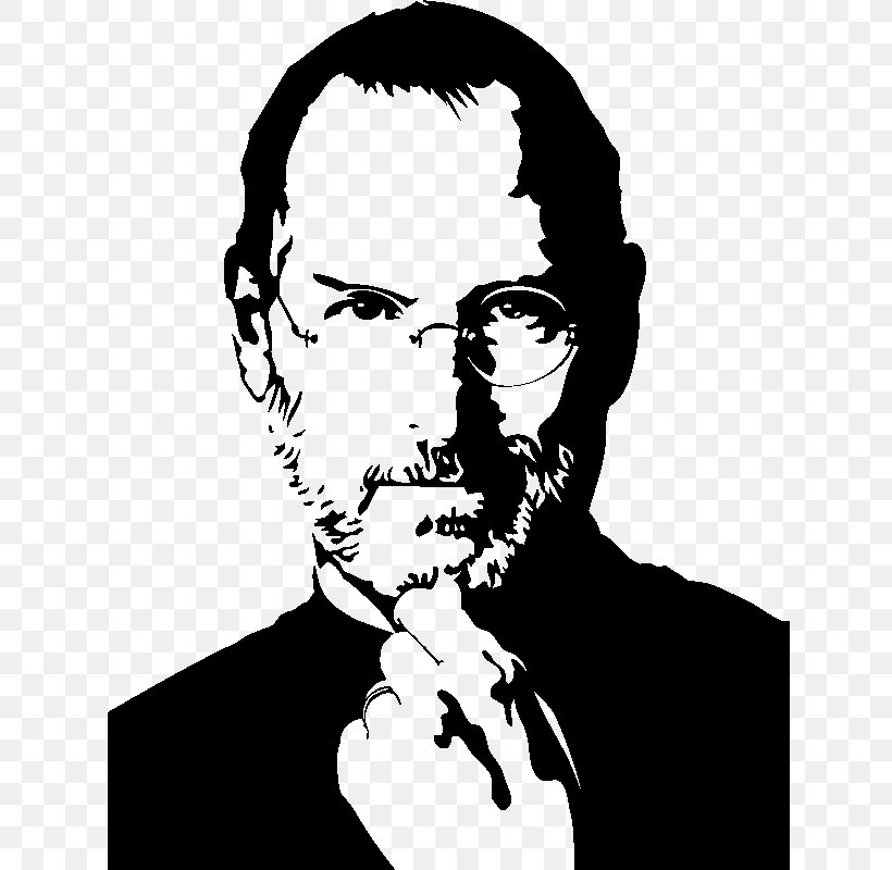 Steve Jobs Apple, PNG, 800x800px, Steve Jobs, Apple, Art, Beard, Black And White Download Free