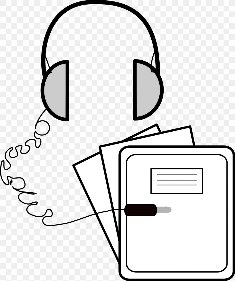 Headphones Clip Art, PNG, 1603x1920px, Headphones, Area, Artwork, Black, Black And White Download Free