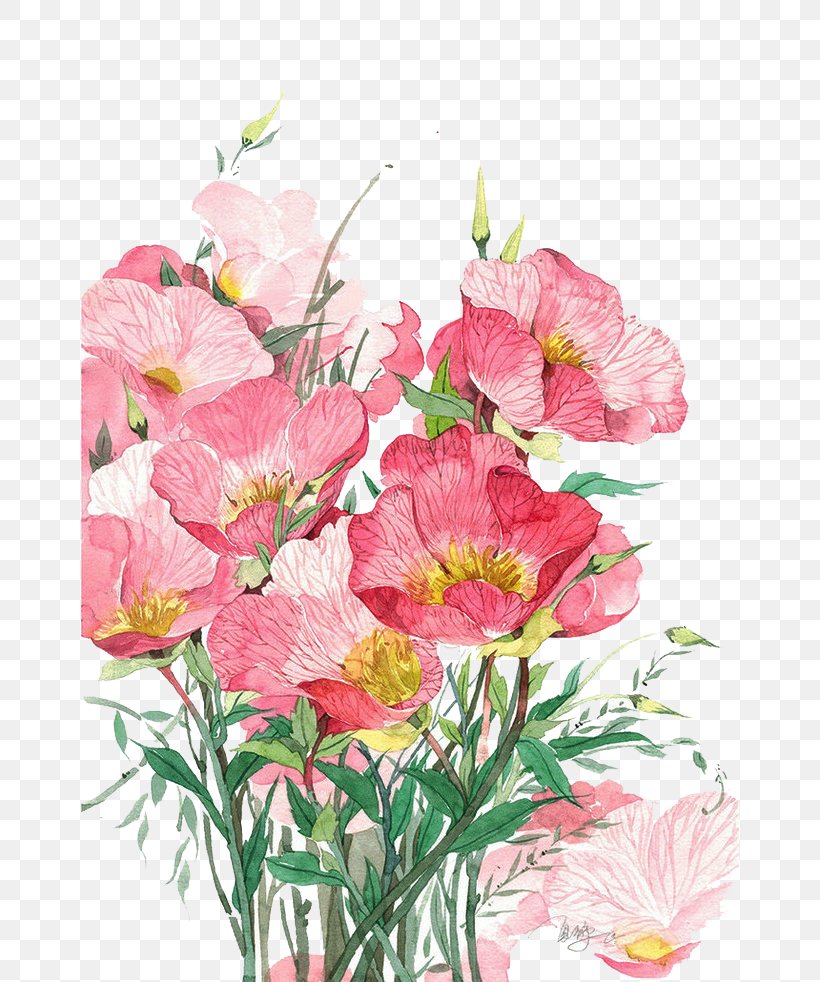 Watercolor Painting Flower, PNG, 658x982px, Watercolor Painting, Annual Plant, Artificial Flower, Color, Cut Flowers Download Free