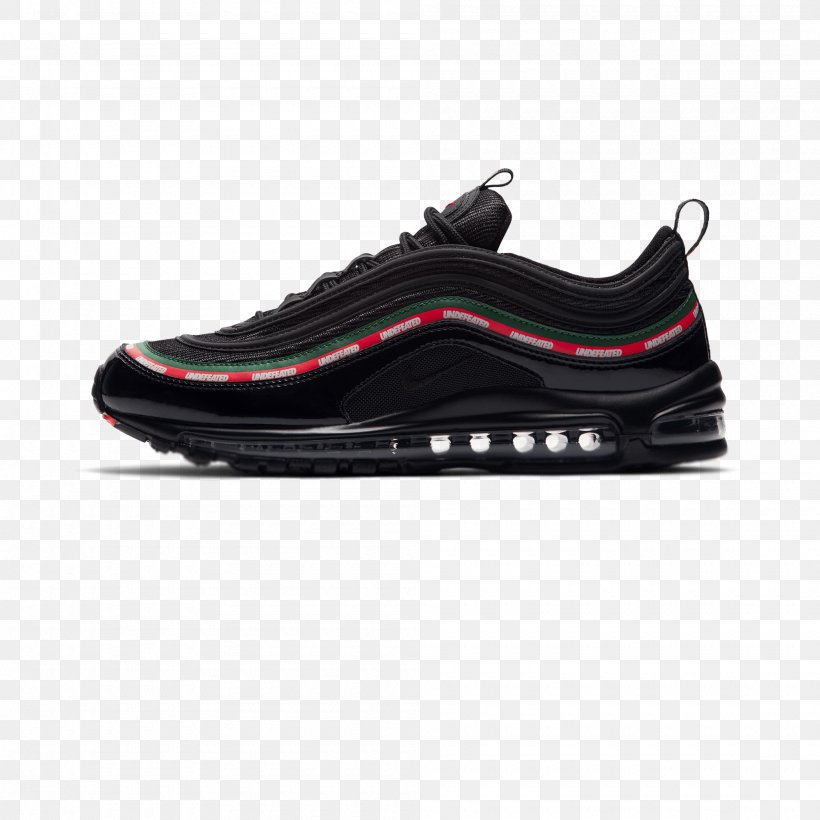 Nike Air Max 97 UNDEFEATED Shoe Sneakers, PNG, 2000x2000px, Nike Air Max 97, Air Jordan, Athletic Shoe, Black, Brand Download Free
