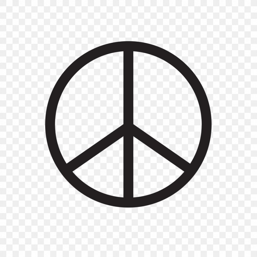 Peace Symbols Happiness Hippie, PNG, 1024x1024px, Peace Symbols, Campaign For Nuclear Disarmament, Gerald Holtom, Happiness, Hippie Download Free