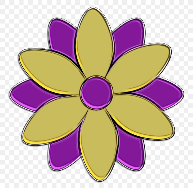 Petal Purple Violet Yellow Clip Art, PNG, 800x800px, Watercolor, Flower, Magenta, Paint, Petal Download Free