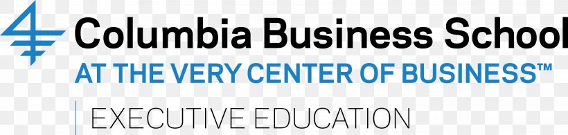 Columbia Business School Columbia University Tuck School Of Business Executive Education, PNG, 4627x1102px, Columbia Business School, Area, Banner, Blue, Brand Download Free