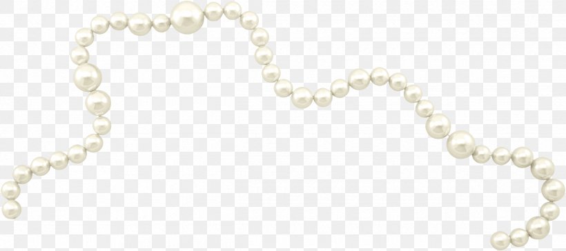 Pearl Material Necklace Body Piercing Jewellery Jewelry Design, PNG, 2430x1081px, Pearl, Body Jewelry, Body Piercing Jewellery, Chain, Fashion Accessory Download Free
