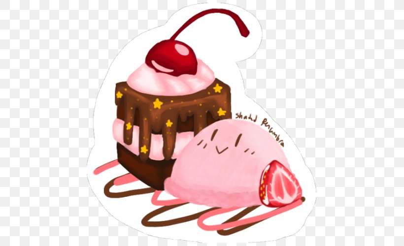 Petit Four Art Kirby's Dream Land Sundae, PNG, 500x500px, Petit Four, Art, Artist, Community, Dessert Download Free