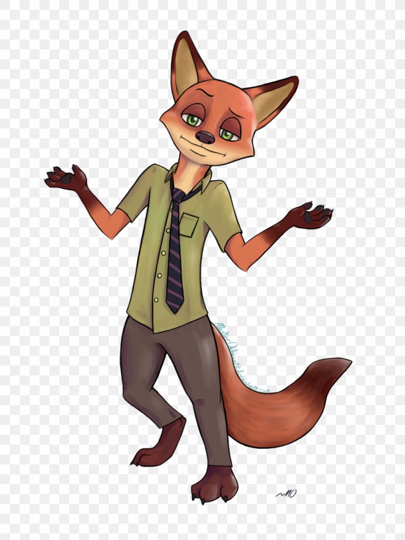 Red Fox Nick Wilde YouTube Painting Animated Film, PNG, 1024x1365px, Red Fox, Animal Figure, Animated Film, Art, Carnivoran Download Free