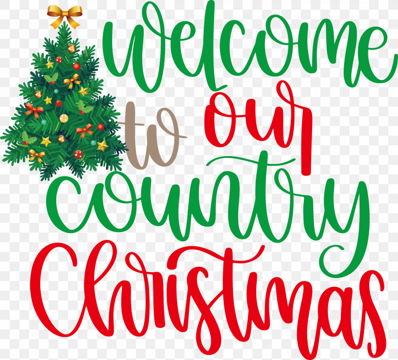 Welcome Christmas, PNG, 3000x2719px, Welcome Christmas, Christmas Day, Christmas Ornament, Christmas Ornament M, Christmas Tree Download Free
