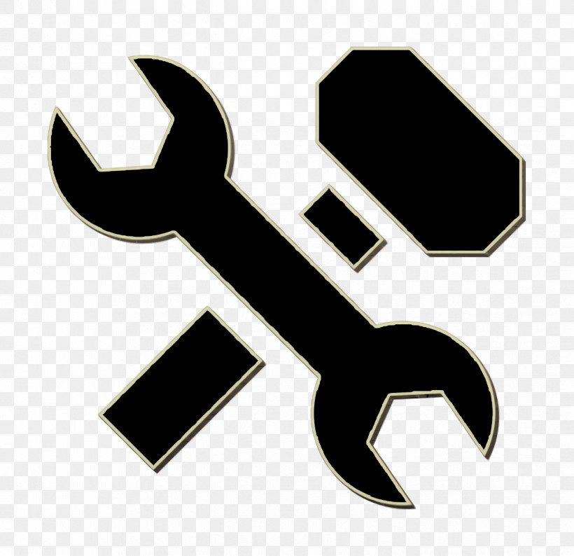 Wrench And Hammer Cross Icon Tools And Utensils Icon Building Trade Icon, PNG, 1238x1200px, Tools And Utensils Icon, Adjustable Spanner, Box, Building Trade Icon, Hammer Download Free