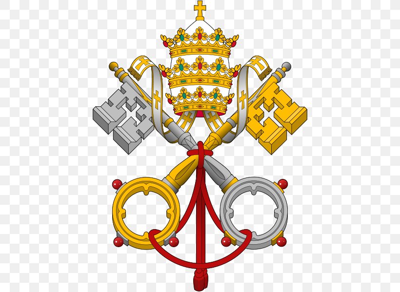 Coats Of Arms Of The Holy See And Vatican City Papal States Pope Flag Of Vatican City, PNG, 442x599px, Vatican City, Coat Of Arms, Flag, Flag Of Vatican City, Keys Of Heaven Download Free