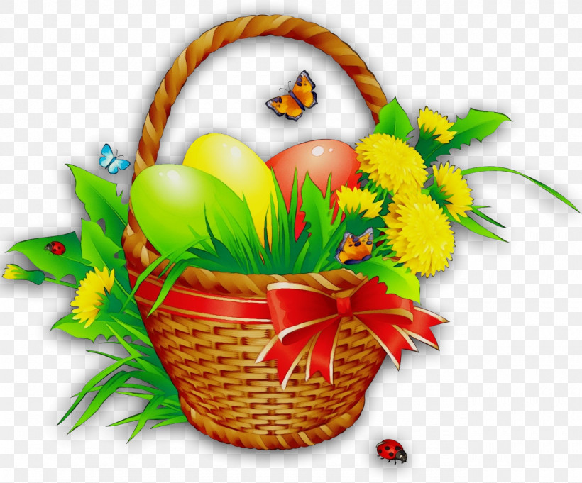 Easter Egg, PNG, 1280x1064px, Watercolor, Basket, Easter, Easter Egg, Gift Basket Download Free